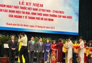 LỄ NHẬN DANH HIỆU THẦY THUỐC ƯU TÚ CỦA GIÁM ĐỐC CÔNG TY TNHH TƯ VẤN PHÁT TRIỂN CỘNG ĐỒNG PROJECT
