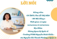 Lớp học hỗ trợ phát âm tại Sài Gòn tháng 4 & 5 năm 2023