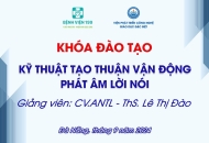 Các lớp học trong tháng 9/2024 tại bệnh viện nhi Hải dương và bệnh viện 199-Đà nẵng
